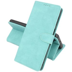 BAOHU Hoesje Geschikt voor Samsung Galaxy A32 5G - Hoesje Book Case Telefoonhoesje - Turquoise