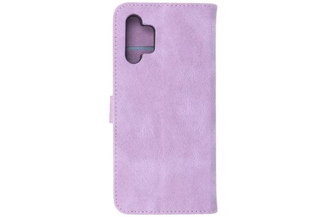 BAOHU Hoesje Geschikt voor Samsung Galaxy A32 4G - Hoesje Book Case Telefoonhoesje - Paars
