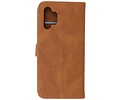 BAOHU Hoesje Geschikt voor Samsung Galaxy A32 4G - Hoesje Book Case Telefoonhoesje - Bruin