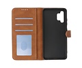BAOHU Hoesje Geschikt voor Samsung Galaxy A32 4G - Hoesje Book Case Telefoonhoesje - Bruin