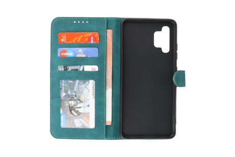 Samsung Galaxy A32 4G Hoesje Book Case Telefoonhoesje Donker Groen