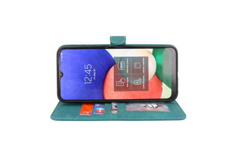 Samsung Galaxy A32 4G Hoesje Book Case Telefoonhoesje Donker Groen