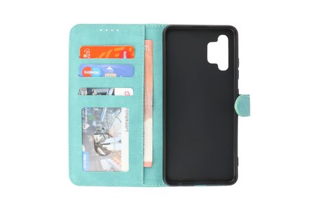 BAOHU Hoesje Geschikt voor Samsung Galaxy A32 4G - Hoesje Book Case Telefoonhoesje - Turquoise