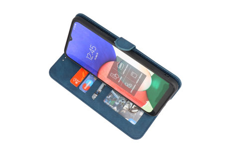 Samsung Galaxy A12 Hoesje Book Case Telefoonhoesje Blauw