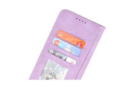 Samsung Galaxy A12 Hoesje Book Case Telefoonhoesje Paars