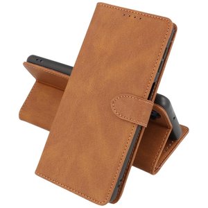 Samsung Galaxy A12 Hoesje Book Case Telefoonhoesje Bruin