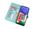 Samsung Galaxy A12 Hoesje Book Case Telefoonhoesje Turquoise