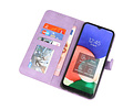 Samsung Galaxy A22 4G Hoesje Book Case Telefoonhoesje Paars