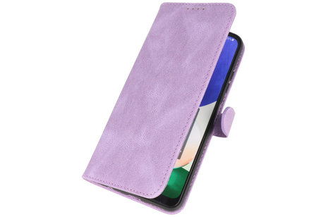 BAOHU Hoesje Geschikt voor Samsung Galaxy A02s - Hoesje Book Case Telefoonhoesje - Paars