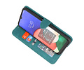Samsung Galaxy A02s Hoesje Book Case Telefoonhoesje Donker Groen