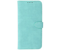 iPhone 13 Mini Hoesje Book Case Telefoonhoesje Turquoise