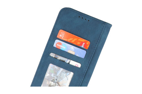 BAOHU Hoesje Geschikt voor iPhone 13 Pro Max - Hoesje Book Case Telefoonhoesje - Blauw