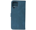 Samsung Galaxy A12 Hoesje Book Case Telefoonhoesje Blauw