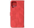 Samsung Galaxy A12 Hoesje Book Case Telefoonhoesje Rood