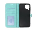 Samsung Galaxy A12 Hoesje Book Case Telefoonhoesje Turquoise