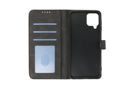 BAOHU Hoesje Geschikt voor Samsung Galaxy A22 4G - Hoesje Book Case Telefoonhoesje - Zwart