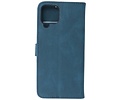 BAOHU Hoesje Geschikt voor Samsung Galaxy A22 4G - Hoesje Book Case Telefoonhoesje - Blauw