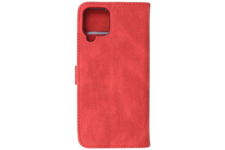 BAOHU Hoesje Geschikt voor Samsung Galaxy A22 4G - Hoesje Book Case Telefoonhoesje - Rood