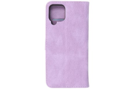 BAOHU Hoesje Geschikt voor Samsung Galaxy A22 4G - Hoesje Book Case Telefoonhoesje - Paars