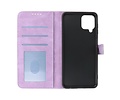 BAOHU Hoesje Geschikt voor Samsung Galaxy A22 4G - Hoesje Book Case Telefoonhoesje - Paars