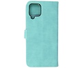 BAOHU Hoesje Geschikt voor Samsung Galaxy A22 4G - Hoesje Book Case Telefoonhoesje - Turquoise