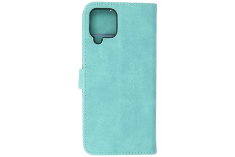 BAOHU Hoesje Geschikt voor Samsung Galaxy A22 4G - Hoesje Book Case Telefoonhoesje - Turquoise