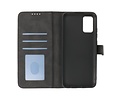 BAOHU Hoesje Geschikt voor Samsung Galaxy A02s - Hoesje Book Case Telefoonhoesje - Zwart