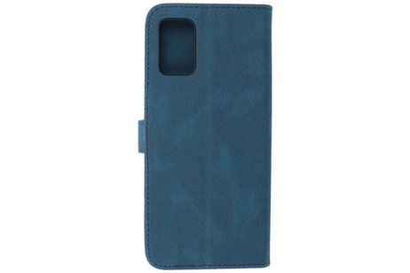 BAOHU Hoesje Geschikt voor Samsung Galaxy A02s - Hoesje Book Case Telefoonhoesje - Blauw