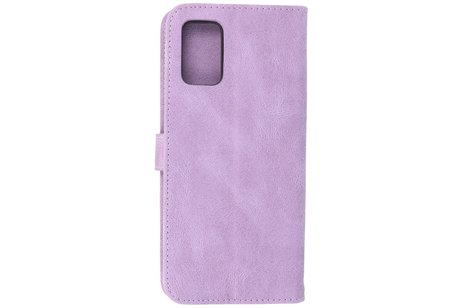 BAOHU Hoesje Geschikt voor Samsung Galaxy A02s - Hoesje Book Case Telefoonhoesje - Paars