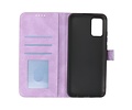 BAOHU Hoesje Geschikt voor Samsung Galaxy A02s - Hoesje Book Case Telefoonhoesje - Paars