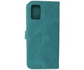 BAOHU Hoesje Geschikt voor Samsung Galaxy A02s - Hoesje Book Case Telefoonhoesje - Donker Groen