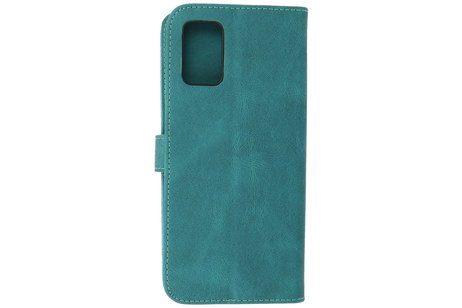 BAOHU Hoesje Geschikt voor Samsung Galaxy A02s - Hoesje Book Case Telefoonhoesje - Donker Groen