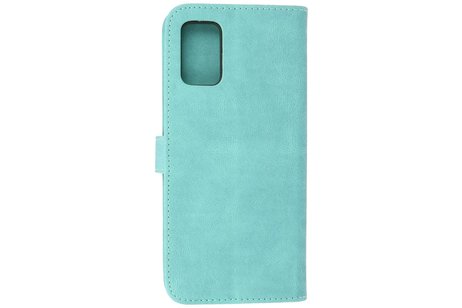 Samsung Galaxy A02s Hoesje Book Case Telefoonhoesje Turquoise