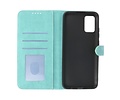 Samsung Galaxy A02s Hoesje Book Case Telefoonhoesje Turquoise