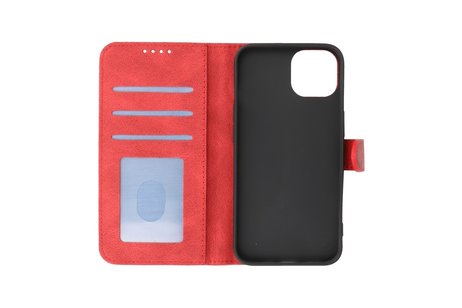 iPhone 13 Hoesje Book Case Telefoonhoesje Rood