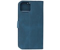 BAOHU Hoesje Geschikt voor iPhone 13 Mini - Hoesje Book Case Telefoonhoesje - Blauw