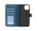 iPhone 13 Mini Hoesje Book Case Telefoonhoesje Blauw
