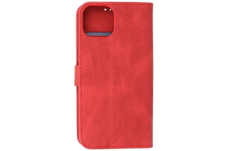 iPhone 13 Mini Hoesje Book Case Telefoonhoesje Rood