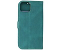 BAOHU Hoesje Geschikt voor iPhone 13 Mini - Hoesje Book Case Telefoonhoesje - Donker Groen