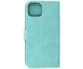 iPhone 13 Mini Hoesje Book Case Telefoonhoesje Turquoise