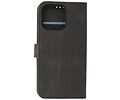 BAOHU Hoesje Geschikt voor iPhone 13 Pro - Hoesje Book Case Telefoonhoesje - Zwart