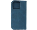 iPhone 13 Pro Max Hoesje Book Case Telefoonhoesje Blauw