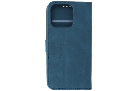 BAOHU Hoesje Geschikt voor iPhone 13 Pro Max - Hoesje Book Case Telefoonhoesje - Blauw