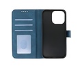 iPhone 13 Pro Max Hoesje Book Case Telefoonhoesje Blauw