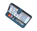 BAOHU Hoesje Geschikt voor iPhone 13 Pro Max - Hoesje Book Case Telefoonhoesje - Blauw