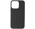 Hoesje Geschikt voor de iPhone 13 Pro - Fashion Color Backcover Telefoonhoesje - Zwart