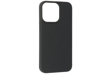 BAOHU Hoesje Geschikt voor de iPhone 13 Pro - Fashion Color Backcover Telefoonhoesje - Zwart
