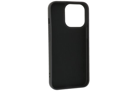 BAOHU Hoesje Geschikt voor de iPhone 13 Pro - Fashion Color Backcover Telefoonhoesje - Zwart
