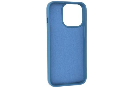 Hoesje Geschikt voor de iPhone 13 Pro - Fashion Color Backcover Telefoonhoesje - Navy