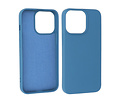 BAOHU Hoesje Geschikt voor de iPhone 13 Pro - Fashion Color Backcover Telefoonhoesje - Navy